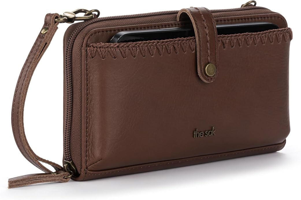 The Sak Iris Smartphone Crossbody Purse - Small Women's Cellphone Bag & Wallet For Everyday- Convertible Wristlet With Zipper