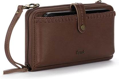 The Sak Iris Smartphone Crossbody Purse - Small Women's Cellphone Bag & Wallet For Everyday- Convertible Wristlet With Zipper