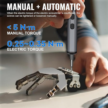 Mini Electric Screwdriver, 3.7V Precision Screwdriver Set Cordless Screwdriver Rechargeable 72 In 1 Magnetic Bit Repair Tech Tool Kit for Electronics Computer Phone Laptop Camera RC Car Watch Glasses