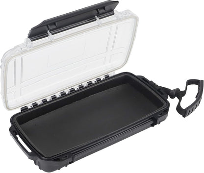 Hlotmeky Waterproof Dry Box for Kayaking, Boat, Phone - Small Container, Watertight Storage Case for Diving (Black)
