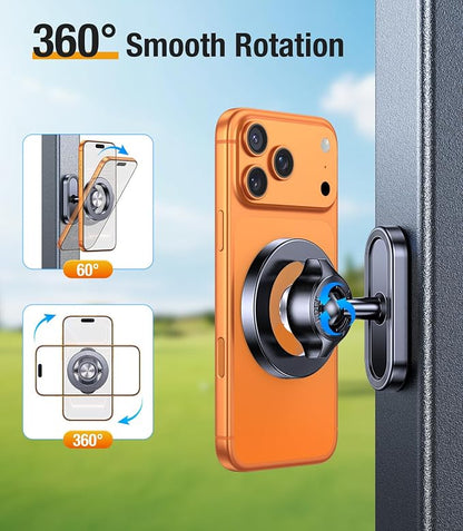 Magnetic Golf Cart Phone Holder for MagSafe Gym Mount【Strong Magnets】Magnetic Phone Holder for Golf Cart Phone Mount for iPhone 17 16 15 Fits EZGO Club Car Yamaha Icon Golf Accessories For Men Gifts