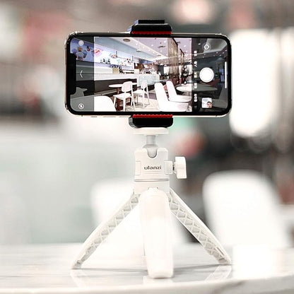 ULANZI Extension Pole Tripod, Mini Selfie Stick Tripod Stand Handle Grip for iPhone 13 Pro Max Samsung OnePlus Google Smartphone Canon G7X Mark III Sony RX100 DJI Osmo Nano Cameras Vlogging