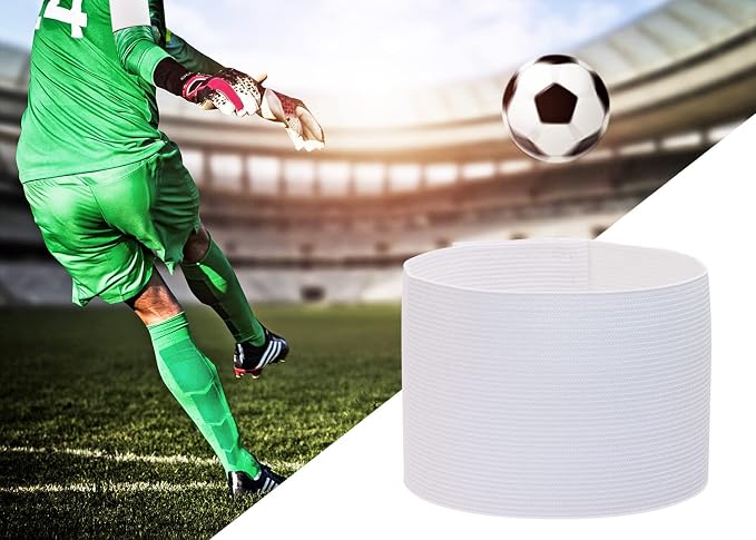 ONLYKXY 3PCS Captain Armbands 7x32.5CM/2.75x12.79inch Adjustable Leader Armband Team Sport Armband for Soccer Basketball Volleyball School Team Competition Coach Players Wrist Arm Bands