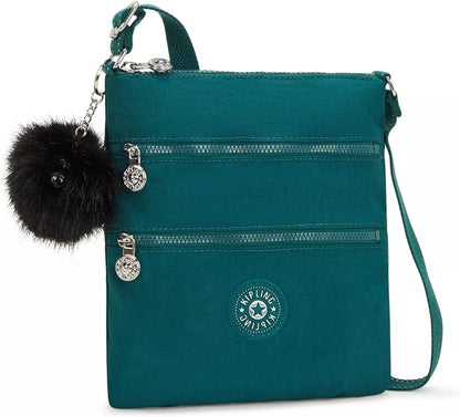 Kipling Women’s Abanu Multi Crossbody Bag, Lightweight, Adjustable Nylon Waist Pack with Multi-Compartment Zip Pockets
