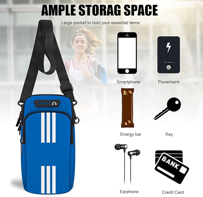 Phone Holder for Running Armband Small Crossbody Bags for Women Men Kids,iPhone 11 12 13 14 15 16 17 Pro Max Xs 16e XR X 8 Plus SE Mini Pouch,Samsung Galaxy Ultra Edge S26 S25 Note 20 Arm Bag