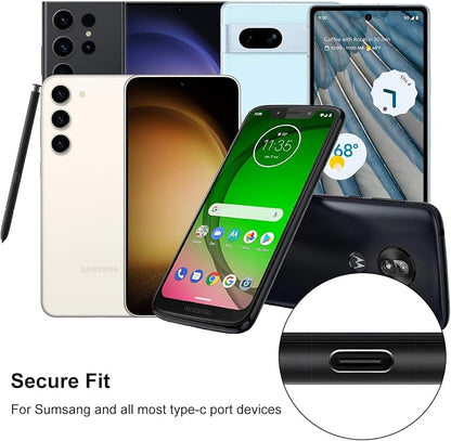 10 Pcs USB C Dust Plugs Port Cover for iPhone 17/16/15 Pro Max Plus, Samsung Galaxy S25-S20, Google Pixel and All USB Type C Ports