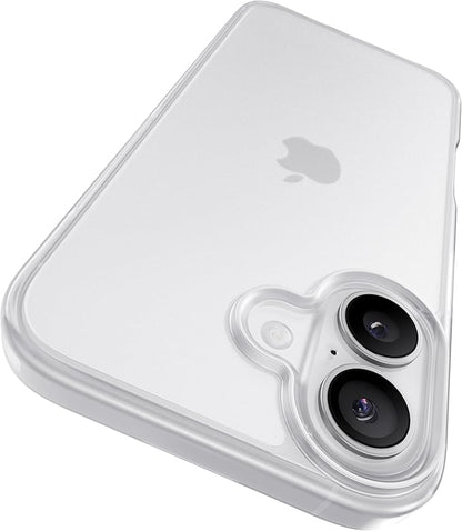 CASEKOO Armor Shockproof Designed for iPhone 17 Case [16FT Military Grade Protection] Matte Finish Protective Phone Case Anti-Fingerprint Thin Slim Hard Cover for iPhone 17, Frosted White