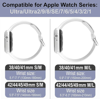 God is Greater Than the Highs and Lows Watch Band Compatible with Apple Watch Laser Engraved iWatch Band Silicone 38mm - 49mm Strap Jesus Psalm Christian God Blessed (38/40/41mm S/M, White)