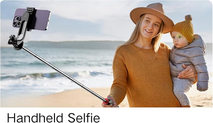 Selfie Stick Tripod, 52 Inch Extendable Travel Phone Tripod, FORGERAY C13 Bluetooth Remote Tripod with Umbrella Base for iPhone Android Vlog Selfie Recording