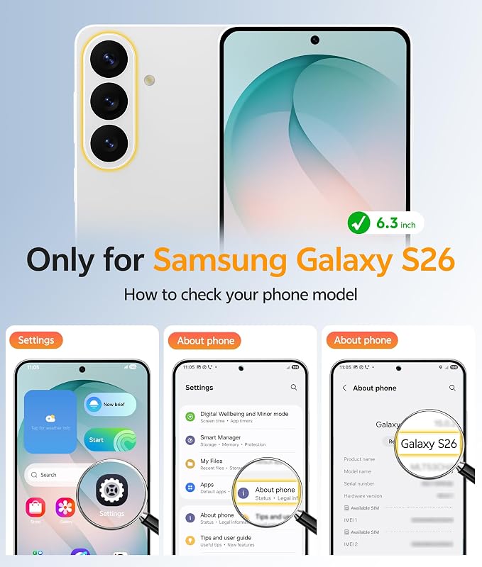 FNTCASE for Samsung Galaxy S26 Case: [Fit for Magsafe] [Full Camera Protection & Screen Protector] Translucent Matte Military Grade - Shockproof Protective Phone Cover for Samsung S 26 - Sage Green