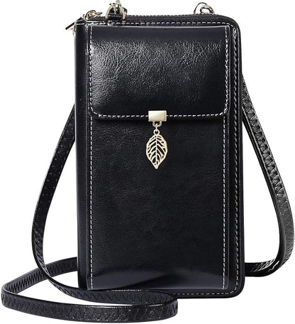 HUANLANG Small Crossbody Phone Bags for Women Leather Cell Phone Purse Wallet | Small, Cell Phone
