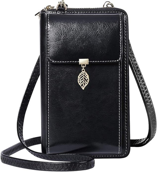HUANLANG Small Crossbody Phone Bags for Women Leather Cell Phone Purse Wallet | Small, Cell Phone