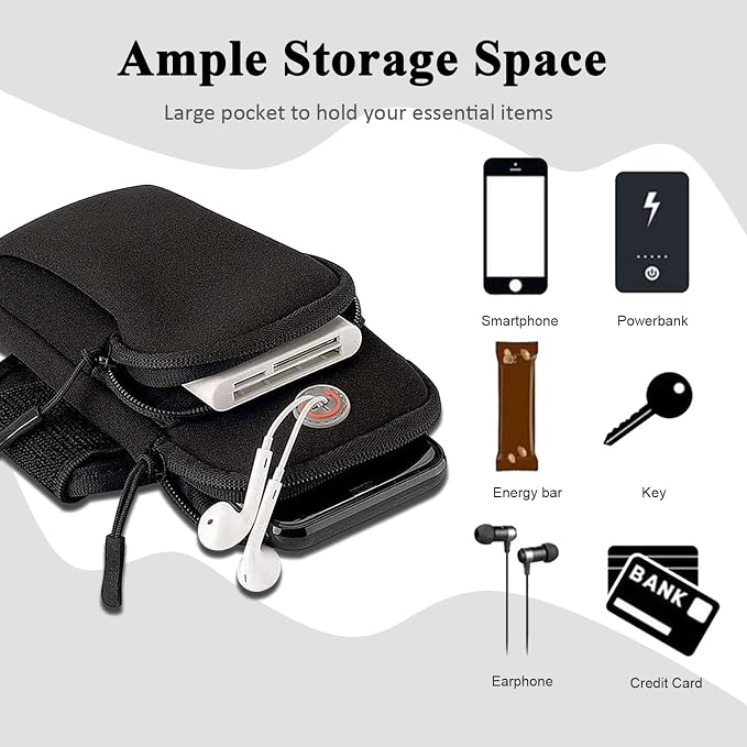 Phone Holder for Running Armband,Cell Phone Purse Small Crossbody Bags for Women Men Kids,iPhone 17 16 16e 15 14 13 12 11 Pro Max Xs Xr X 8 Plus Mini Galaxy Ultra S26 S25 Note Pouch Arm Bands