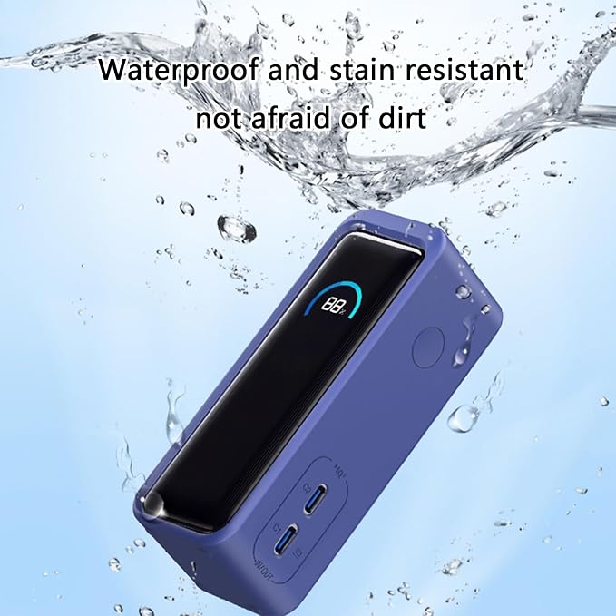 Power Banks Protector Case Sleeve for 65W 9600mAH Shockproof Covers Housing Silicone Shell Scratchproof Covers