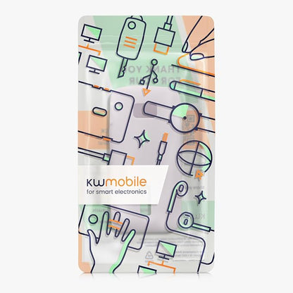kwmobile Case Compatible with Anker Power Bank 10000mAh (A1688) - Portable Powerbank Cover - External Battery Charger Bag, Shockproof - Lavender