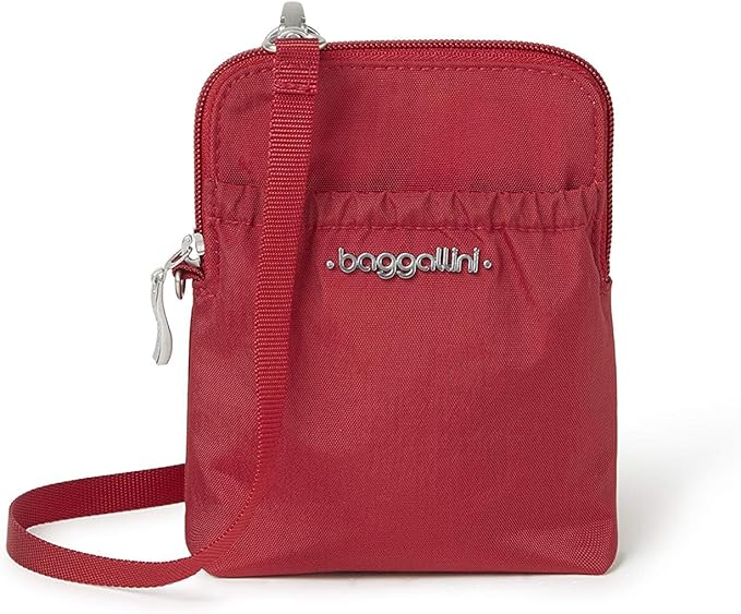 Baggallini Bryant Pouch Small Crossbody Bag for Women - Phone Purse with Crossbody Strap - Lightweight Crossbody Pouch