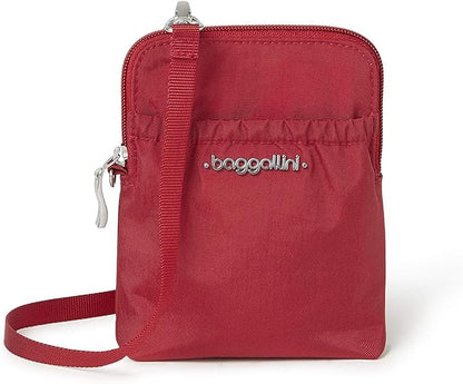 Baggallini Bryant Pouch Small Crossbody Bag for Women - Phone Purse with Crossbody Strap - Lightweight Crossbody Pouch