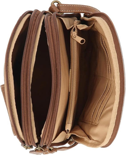 Multisac Women's MultiSac North South Mini Zip Around Crossbody