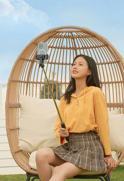 Selfie Stick Tripod, 3 in 1 Extendable & Portable iPhone Tripod Selfie Stick with Wireless Remote Compatible with iPhone 16 15 14 13 12 11 pro Xs Max 8 7, Galaxy Note10/S20/S10