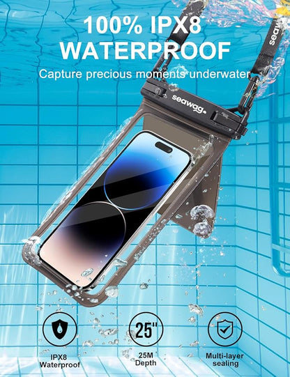 SEAWAG Smart Phone Waterproof Case 6.9" with Additional Pocket