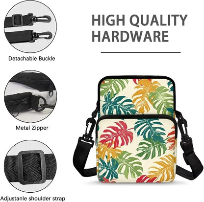 Men's Crossbody Bag, Small Cell Phone Wallet, Women's Shoulder Handbag, Travel Gym Bag