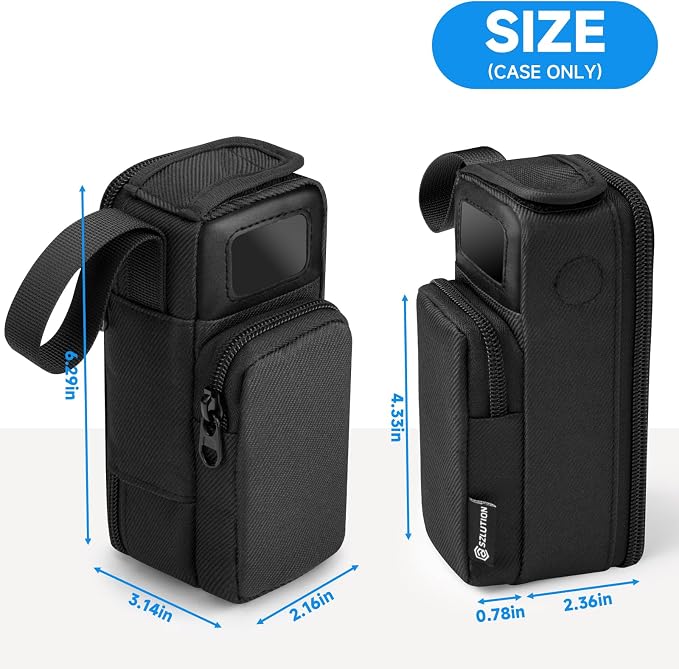 Travel Case for Anker 737 Power Bank 24,000mAh 3-Port, Protective Storage Bag Pouch for Anker 737 PowerCore 24K Portable Charger (Case Only) - Black