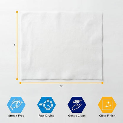 MED PRIDE Anti-Fog Lens & Screen Cleaning Wipes, Premoistened, Scratch-Free & Anti-Static Eyeglass & Electronics Wipes, Individually Wrapped, Ideal for Glasses, Cameras, Phones & Laptops (400)