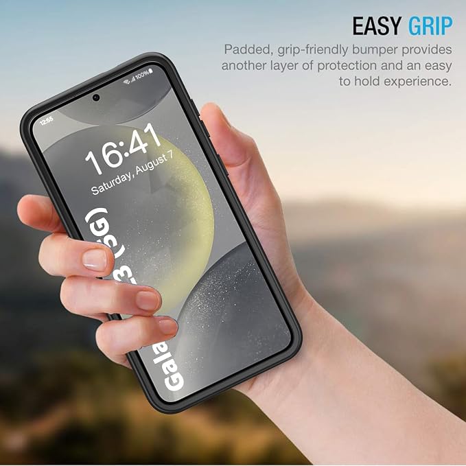 Battery Case for Galaxy S23, 10000mAh Portable Wireless Charging Case Supporting Carplay, Compatible with Galaxy S23 (6.1 inch) Rechargeable Extended Battery Charger (Black)