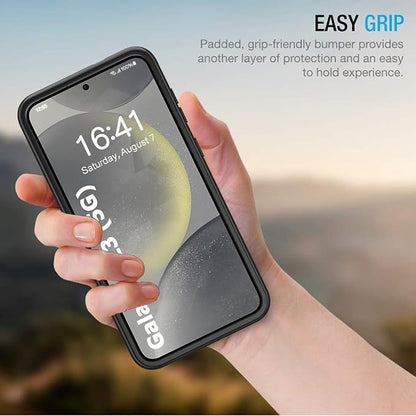 Battery Case for Galaxy S23, 10000mAh Portable Wireless Charging Case Supporting Carplay, Compatible with Galaxy S23 (6.1 inch) Rechargeable Extended Battery Charger (Black)