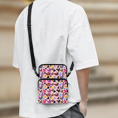Men's Crossbody Bag, Small Cell Phone Wallet, Women's Shoulder Handbag, Travel Gym Bag
