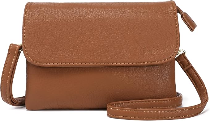 MINICAT RFID Blocking Small Crossbody Bags for Women Vegan Leather Mini Travel Purses Cell Phone Purse Cross Body Bag