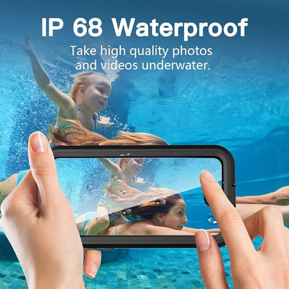 AICase iPhone SE 2020/2022/iPhone 7/8 Waterproof Case, 4.7" 360 Dustproof and Shockproof, IP68 Full Body Protection Fully Sealed Underwater Protective Cove for iPhone 7/8/SE 2020/SE 2022 Black
