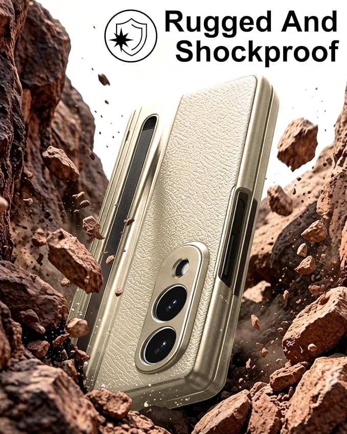 Galaxy Z Fold 8 Wide Case with S Pen Holder & Stylus, Full Body Hinge Case | Galaxy Z Fold 8 & Fold 8 Wide Case with HD Screen Protector, Shockproof Protection Cover, Phone Case mit Hinge & S Pen Stylus