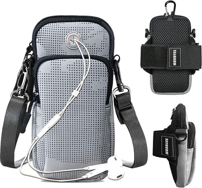 Phone Holder for Running Armband Cell Phone Purse Crossbody for Women Men Kids,iPhone 17 16 16e 15 14 13 12 11 Pro Max Xs Xr X Plus Mini Air Galaxy Ultra S26 S25 S24 S23 S22 Note Bag Arm Band