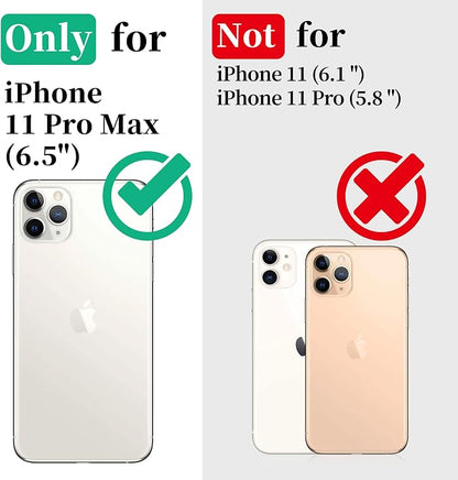 Cozycase Waterproof Case for iPhone 11 Pro Max, Shockproof Full-Body Rugged Bumper Sealed Case with Built-in Screen Protector for iPhone 11 Pro Max 6.5 inches 2019 Release - Blue