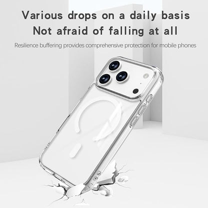 Magnetic Designed for iPhone 17 Pro Max Case Clear, [Compatible with Magsafe] [Not Yellowing] [Military-Grade Drop Protection] Clear Phone Cases for Apple iPhone 17 Pro Max - 6.9 Inch 2025