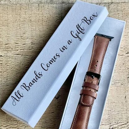 HARDISTON Cuff Watch Band Compatible with Apple 40mm for men & women, Handmade Genuine Leather, Compatible with iWatch Series 11 10 9 8 7 6 5 4 3 2 1 SE Ultra, Wrist Bracelet Band, Small/Band-Leopard