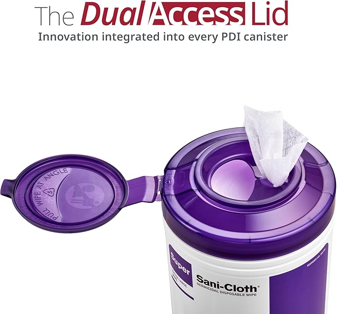 Professional Disposables Surface Disinfectant Super Sani-Cloth Wipes, 160Count