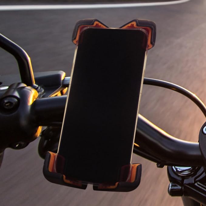 Terminal Velocity Sport - Motorcycle Phone Mount - Bike Cell Phone Holder - Bike Phone Mount, for iPhone & Android - Fits Harley Davidson, eBike, ATV, Bicycle - Incl. Mirror & Rain-Cover