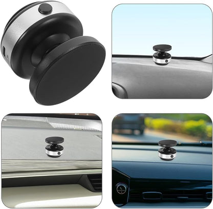 Car Phone Holder Magnetic Suction Cup Mount for Dashboard Cell Phone Car Mount with 360° Rotation for Safe Driving