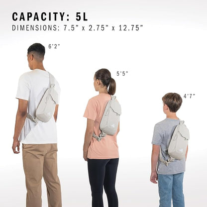 adidas Essentials 3 Sling Crossbody Bag (5L), Wonder Alumina Grey, One Size