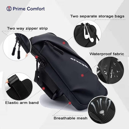 Prime Comfort Phone Holder, Armband, Clear Crossbody Phone Bag, Phone Purse