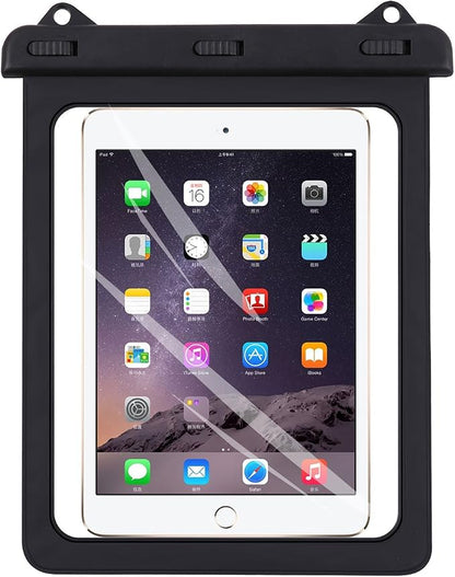 AICase Universal iPad Waterproof, Dry Bag Pouch for iPad Pro 10.5, New iPad 9.7 2017/2018, iPad Pro 9.7, iPad Air/Air 2, Tablets up to 11.5 Inch (Black)