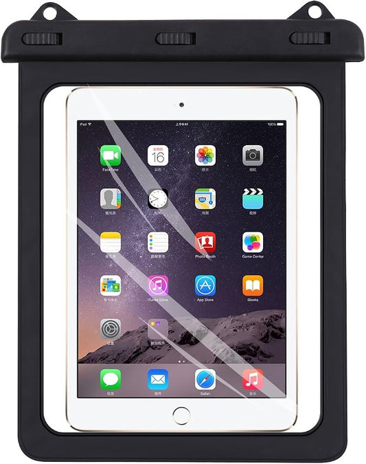 AICase Universal iPad Waterproof, Dry Bag Pouch for iPad Pro 10.5, New iPad 9.7 2017/2018, iPad Pro 9.7, iPad Air/Air 2, Tablets up to 11.5 Inch (Black)