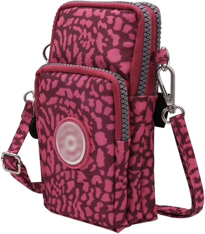 ZGMYC 3-Layers Cellphone Pouch Wristlet Purse Waterproof Sports Armband Shoulder Bag Wallet