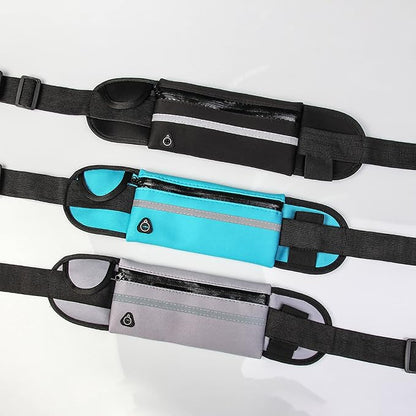 Slim Running Belts for Women, Waterproof Fanny Pack for Men,Phone Holder for Running,Reflective Waist Bag for Women,Runners Belt Pouch,Money Belt,Waist Pack for Running Travel Camping Workout