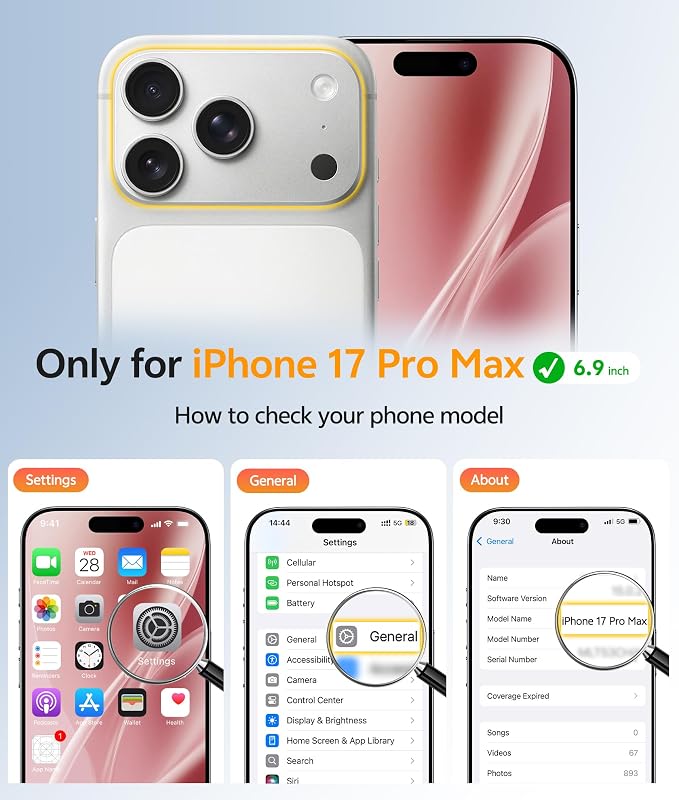 FNTCASE for iPhone 17 Pro Max Case, Fit for Magsafe, Screen Protector | Full Camera Protection, Translucent Matte, 14FT Military Grade Drop Proof, Shockproof Protective Phone Cover, Wine Red