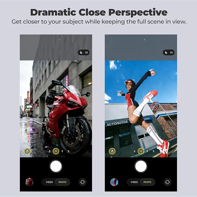 Freewell 16mm Wide Angle Lens for iPhone & Samsung – 105° FOV, Close Focus 0.5m – Perfect for Landscapes, Architecture.
