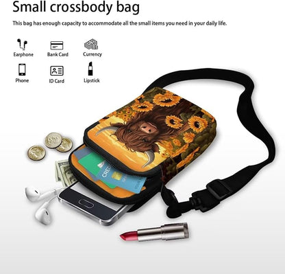 DISNIMO Small Crossbody Bags for Women Trendy Cross Body Cell Phone Shoulder Bags Purses with Adjustable Strap