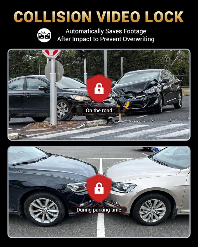 2.5K+1080P Dual Dash Cam Front and Inside, WiFi & GPS Dash Camera for Cars with 32G Card, IR Night Vision, 3" IPS Screen, Inside Car Camera for Taxi Driver, Support 256GB Max, App Control